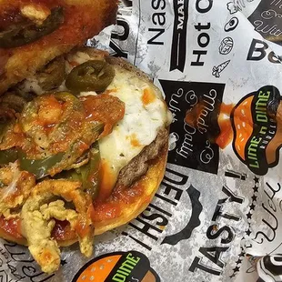 Jalapeños burger