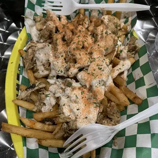 Loaded Chicken Shawarma Fries