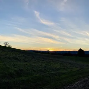 As the sun goes down