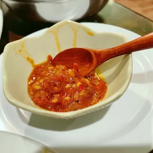 They offered me hot sauce and yes, I will have some! Thank you!