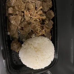 Beef Rendang, Steamed Jasmine Rice