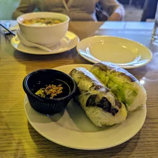 pork spring rolls