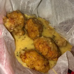 Parmesan Garlic Boneless Wings