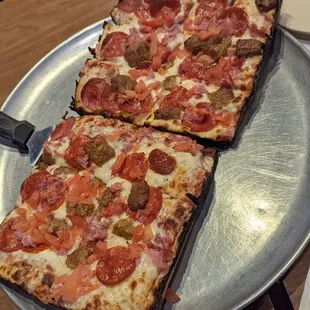 pizza, food