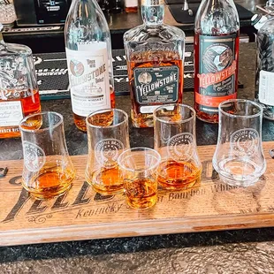 Bourbon &amp; gin tasting