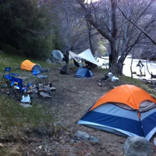 Limestone Campground. Site north of main campground.