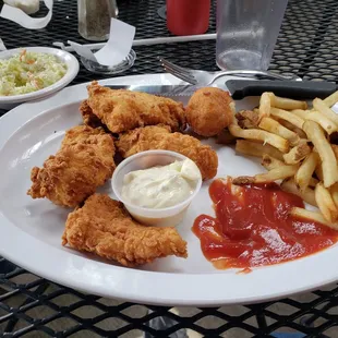 Catfish dinner (half order)