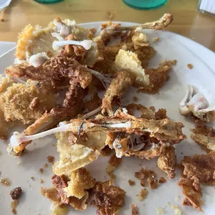 Fried green tomato and frog leg breading.