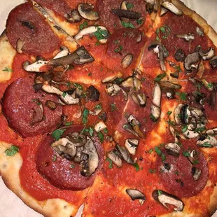 pepperoni pizza no cheese lol