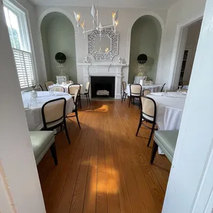 One of the dining areas