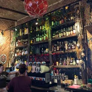 Rum drinks on tap, great whiskey selection and awesome service