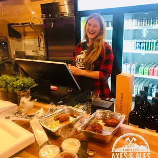 Come in and grab some wings and a beer. #limiltessaxes #craftbeer