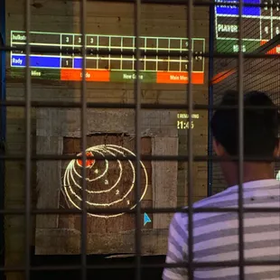 The bulls eye can move to different places after different rounds