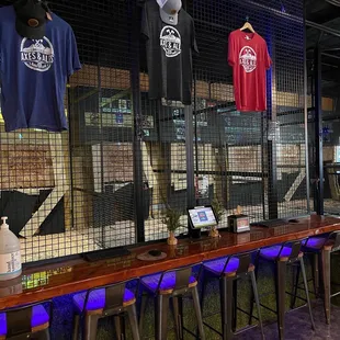 t - shirts on display