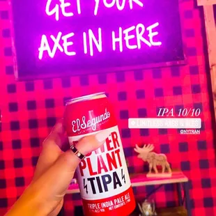 "Get your axe in here "