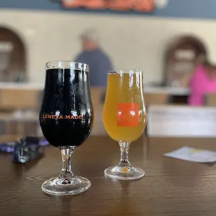 A pretty wide variety, not JUST IPAs like most of KC. Here's a stout and a very flavorful sour.