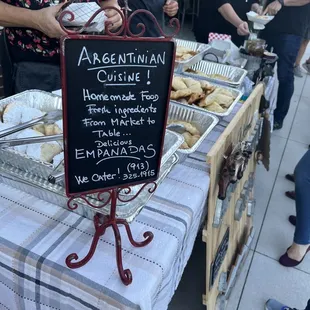 They are here catering long line