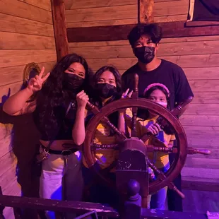 The worker took our pic in the room after we escaped