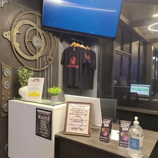 Check in desk - 10/2023