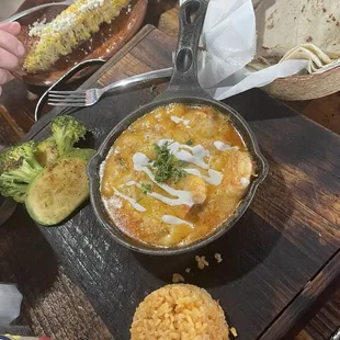 Lobster sauce shrimp taco