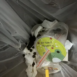 I literally spat out all the boba