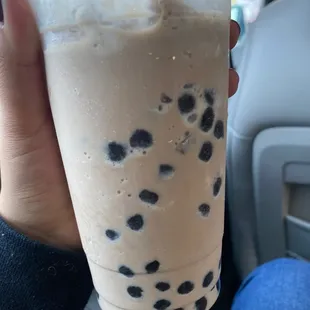 Toffee Coffee Smoothie with Boba