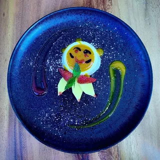 Panna cotta de mango