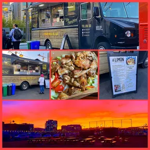 Montage of images from Limon Rotisserie Food Truck