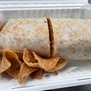 Chorizo burrito