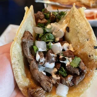 Carne asada taco