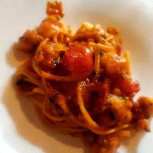 pasta dish, pasta, food