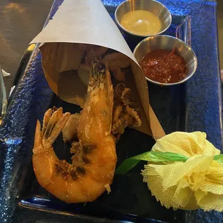 Calamari E Gamberi Alla Griglia