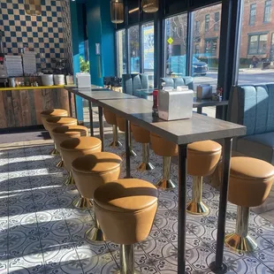 Inside seating