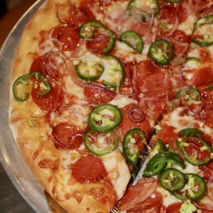 pizza, food