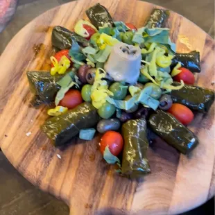 Delicious vegan charcuterie board
