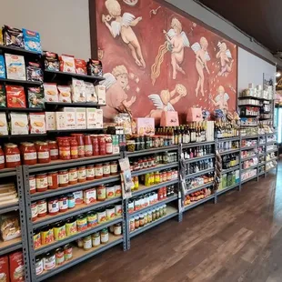 Some of the grocery items they sell