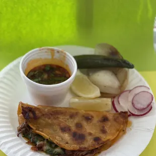a plate of food