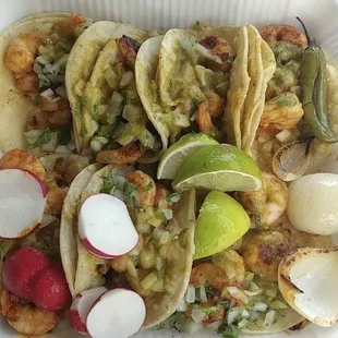 Shrimp Tacos.  I already ate the burrito. Lol