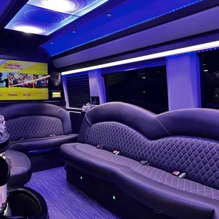 New Mercedes Sprinter Limo Interior1