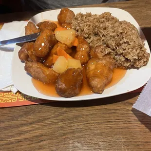Sweet and sour chicken