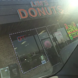 the front of the store