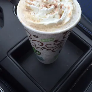I love the owner/customer service and I would drive an hour everyday day for this delicious Dark chocolate mocha