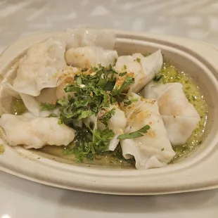 Shrimp Dumplings with Lime Chili Sauce