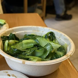 Bok Choy with Oyster Garlic Sauce