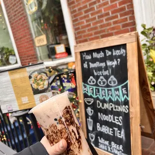 Chocolate Lava w/ boba