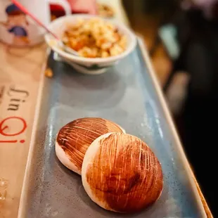 Shrimp with mushroom Bao
