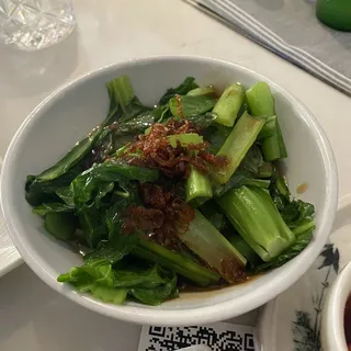 Mustard Green with Minced Garlic