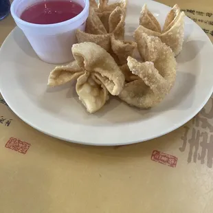 Crab wontons..