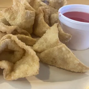 Cheese wontons!