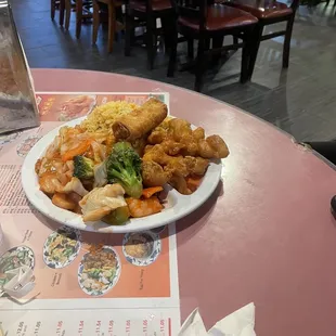 Sweet &amp; Sour Chicken combination plate